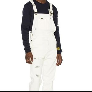 10.deep white overalls